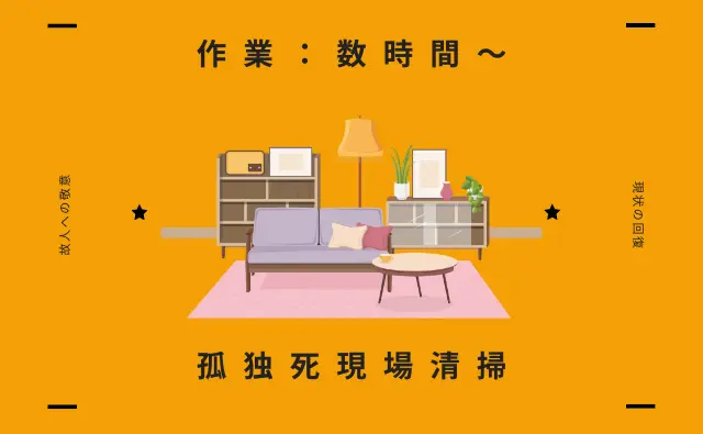 ステラ清掃化学で家と車の特殊清掃ページに設置された孤独死現場清掃ページへのリンク画像