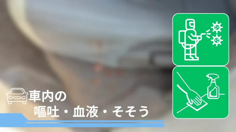 札幌市中央区の特殊清掃|ステラ清掃化学【消臭・除菌・原状回復】ページ内の車内の嘔吐・系津駅・そそうの紹介画像