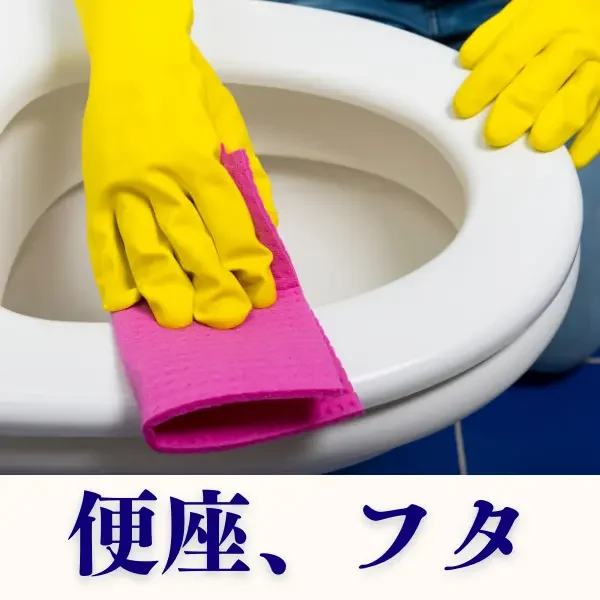 札幌市北区の嘔吐・血液・そそう対応のトイレ特殊清掃サービス|ステラ清掃化学の便座、ふた画像