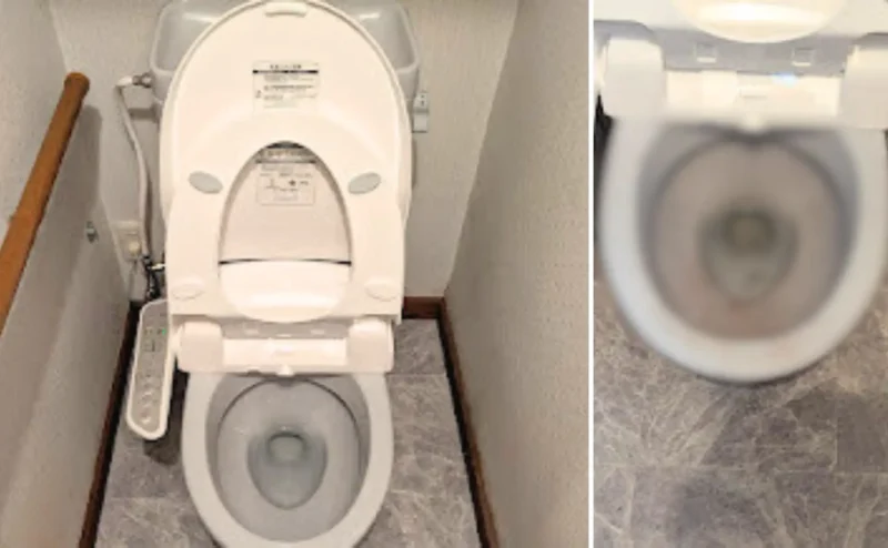 トイレクリーニングのビフォーアフター
