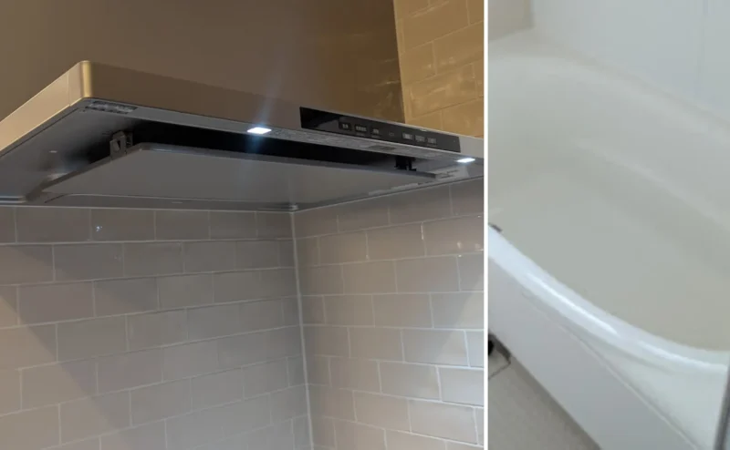 栗山町でレンジフードと風呂を清掃しピカピカに