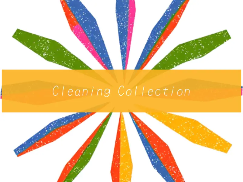 放射状の抽象的な文様と白い余白で構成された、ステラ清掃化学のコンセプトビジュアル