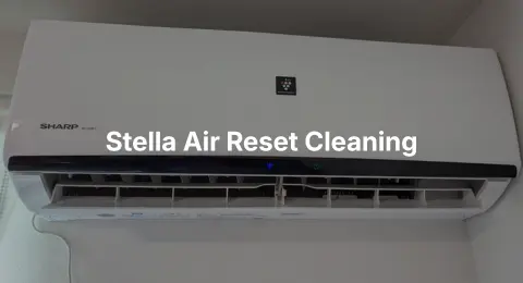 安平町のエアコンクリーニング施工例｜ステラ清掃化学