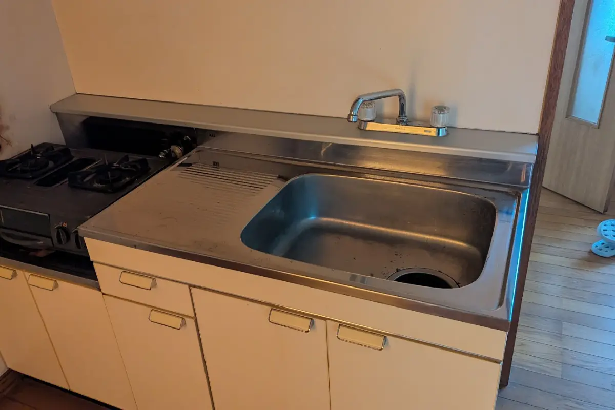 キッチン清掃後の状態