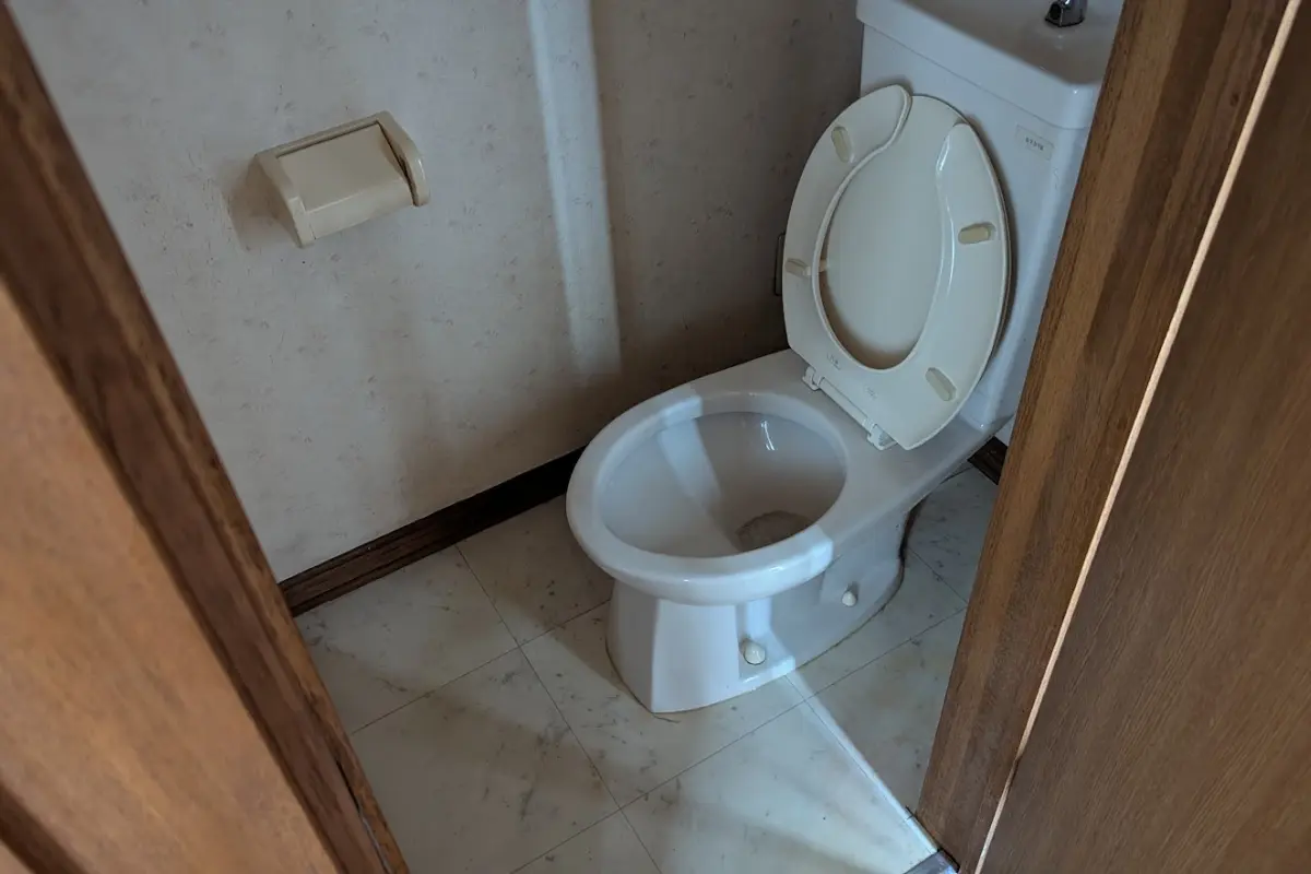 トイレ清掃後の状態