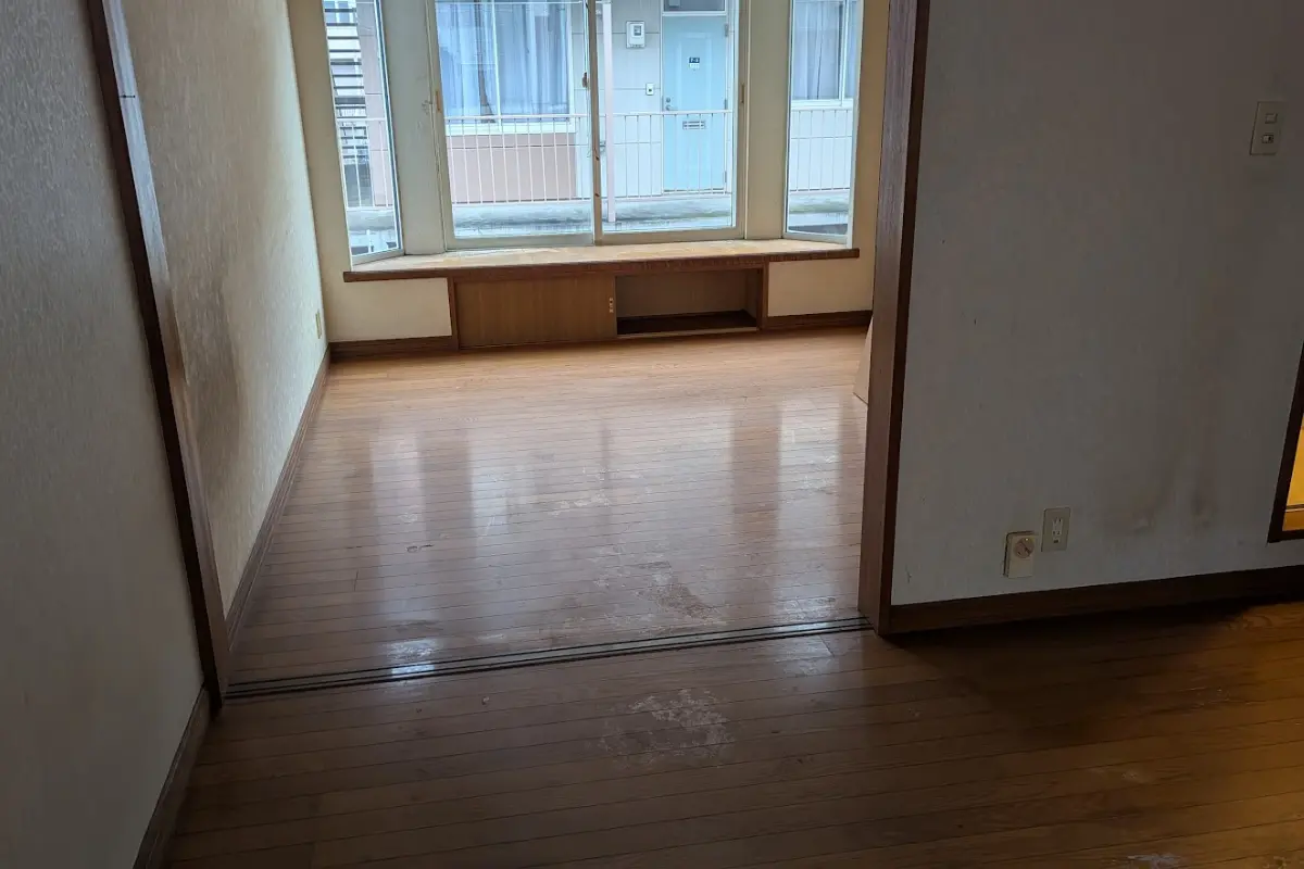 片付け後の部屋の状態